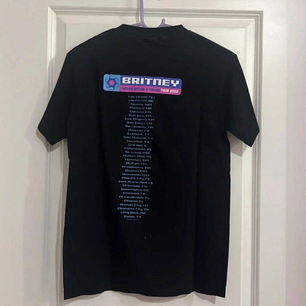 ✨ Britney Spears Dream within a Dream Tour 2002 vintage t-shirt. Small. ✨ - Picture 3 of 5